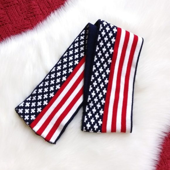 Cute Rectangle Flag Print Scarf - Picture 1 of 5